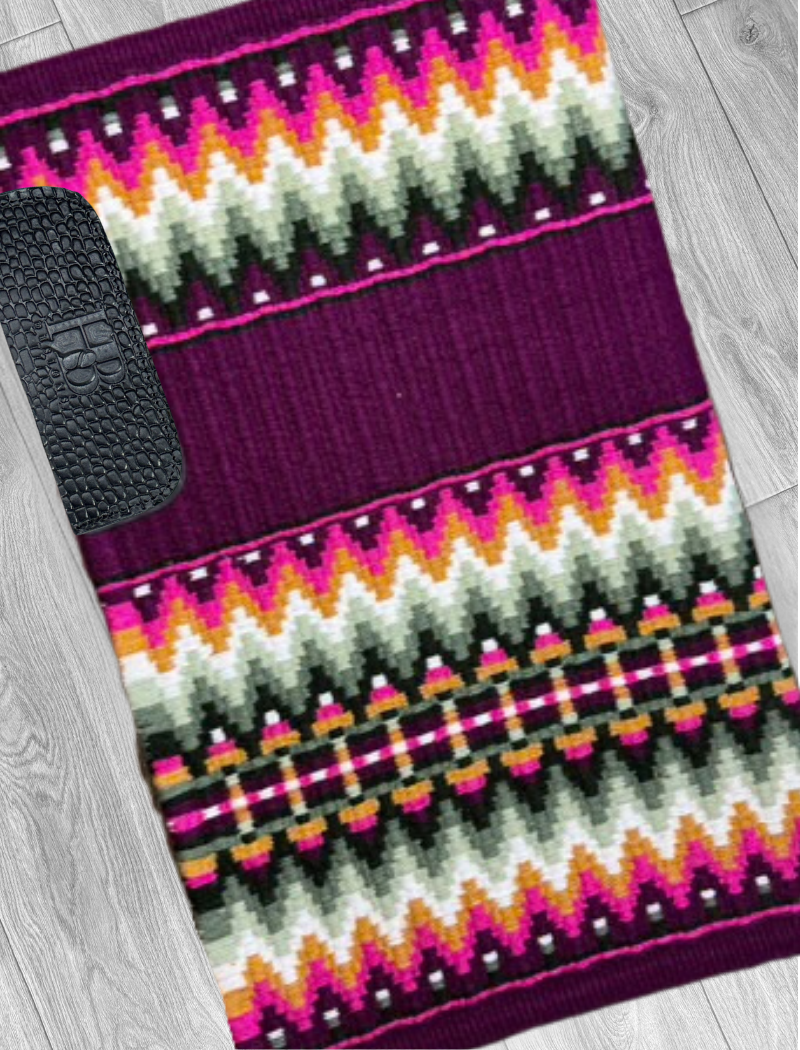 KATIE 1.5 Berry, Fuchsia/Magenta, Olive Green, Sage, Mustard and White Premium Pad 1060