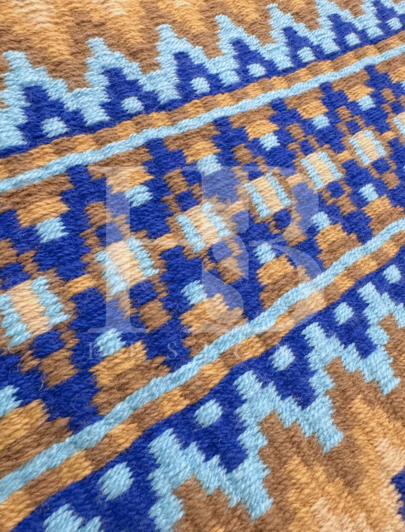 RILEY 1.0 Royal Blue, Sky Blue, Tan, Camel and White Premium Pad 1270