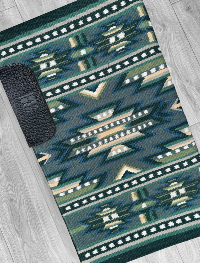 DIXIE 1.0 Navy, Denim, Sage, Green, Cream, Grey and White Premium Ranch Pad 1279