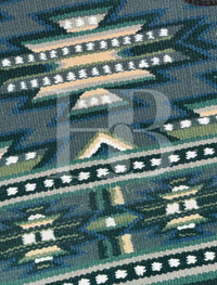 DIXIE 1.0 Navy, Denim, Sage, Green, Cream, Grey and White Premium Ranch Pad 1279