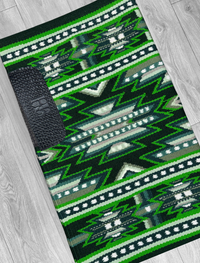 DIXIE 1.0 Emerald, Kelly Green, Sage, Taupe, Grey and White Premium Ranch Pad 1280