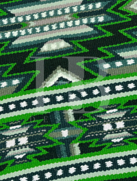 DIXIE 1.0 Emerald, Kelly Green, Sage, Taupe, Grey and White Premium Ranch Pad 1280