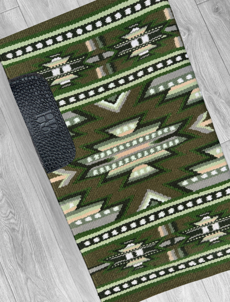 DIXIE 1.0 Olive Green, Sage, Moss, Grey and White Premium Ranch Pad 1281