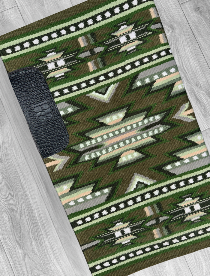 DIXIE 1.0 Olive Green, Sage, Moss, Grey and White Premium Ranch Pad 1281