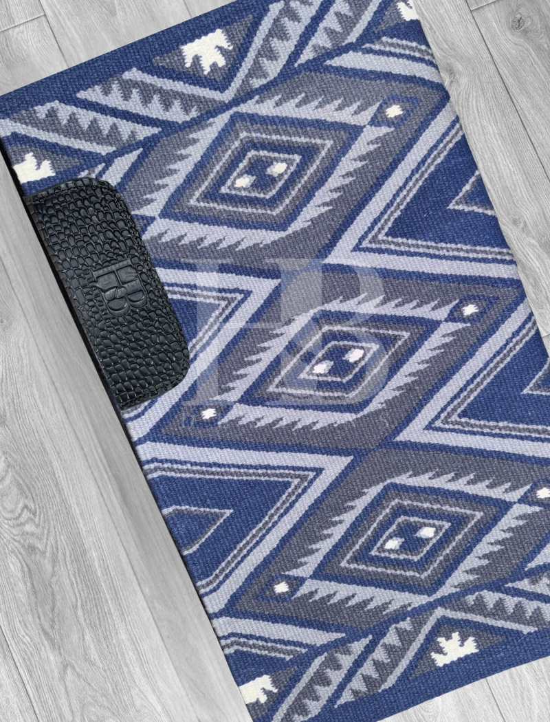 CHEYENNE 1.0 Periwinkle, Steel Blue, Denim, and White Premium Ranch Pad 1283