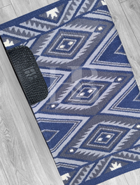 CHEYENNE 1.0 Periwinkle, Steel Blue, Denim, and White Premium Ranch Pad 1283