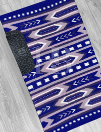 OAKLEY 1.0 Royal Purple, Dusty Lavender, Plum/Eggplant and White Premium Ranch Pad 1284