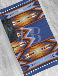 MONTANA 1.0 Denim, Steel Blue, Periwinkle, Rust, Chocolate, Tan, Camel and White Premium Ranch Pad 1285