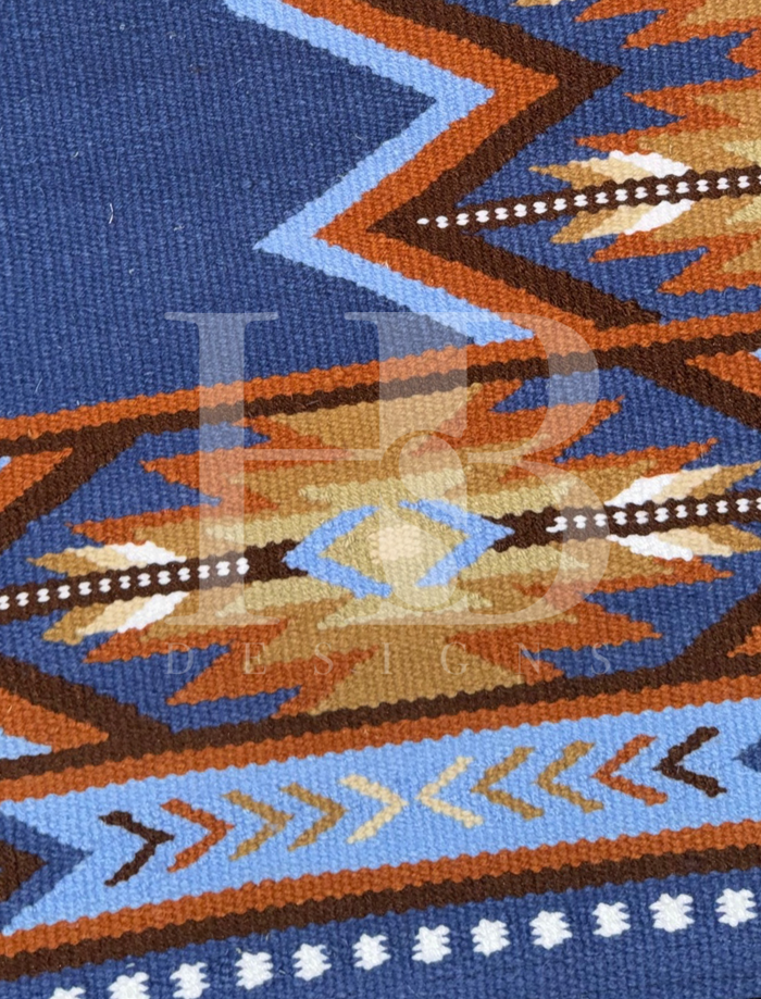 MONTANA 1.0 Denim, Steel Blue, Periwinkle, Rust, Chocolate, Tan, Camel and White Premium Ranch Pad 1285