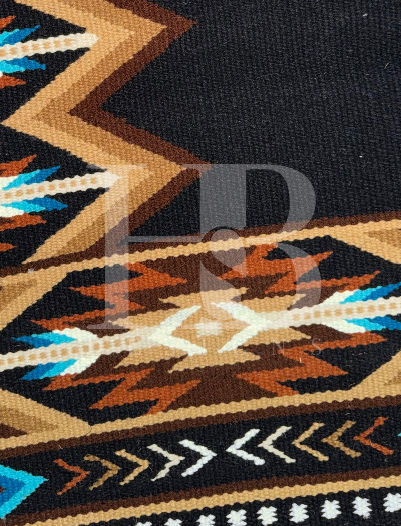 MONTANA 1.0 Black, Brown, Rust, Cream, Teal, Turquoise Blue Premium Ranch Pad 1286
