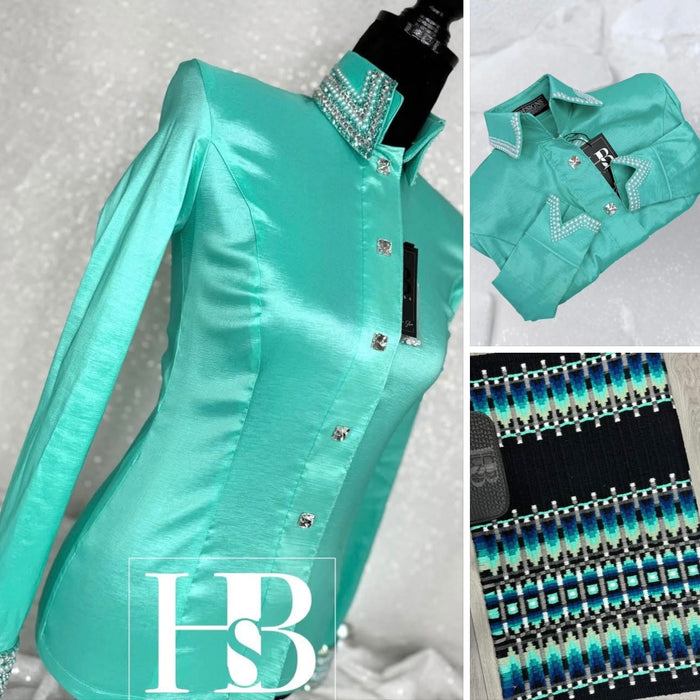 SEAFOAM BUNDLE / GLITZY SIMPLY PAD