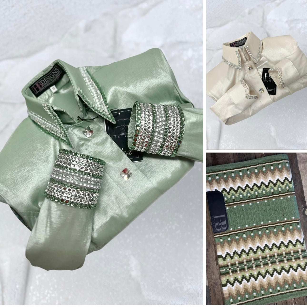 SAGE & CREAM BUNDLE / GLITZY SIMPLY PAD