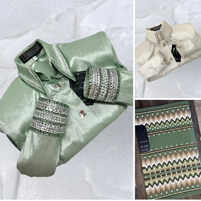 SAGE & CREAM BUNDLE / GLITZY SIMPLY PAD
