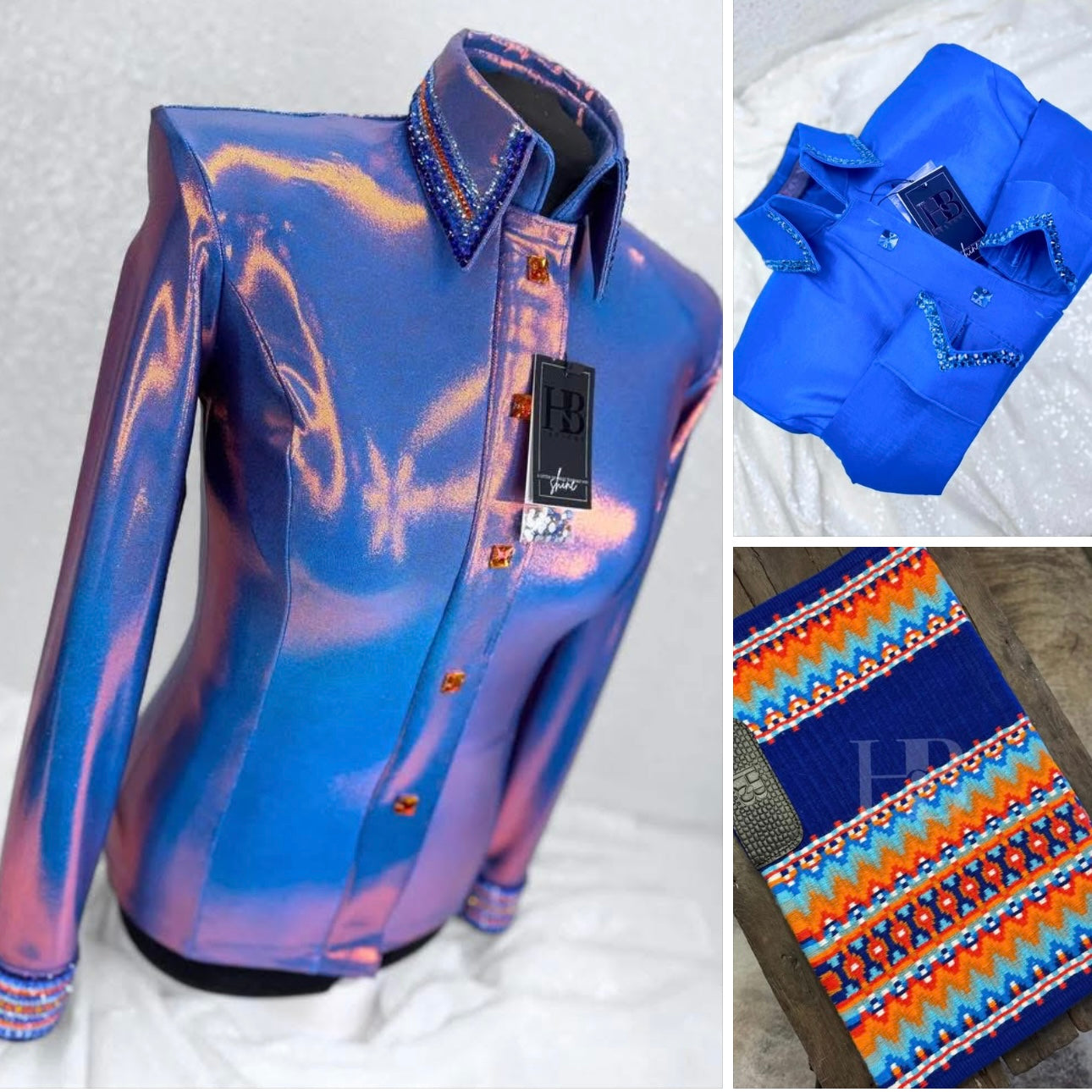 BLUE & ORANGE BUNDLE / GLITZY SIMPLY PAD