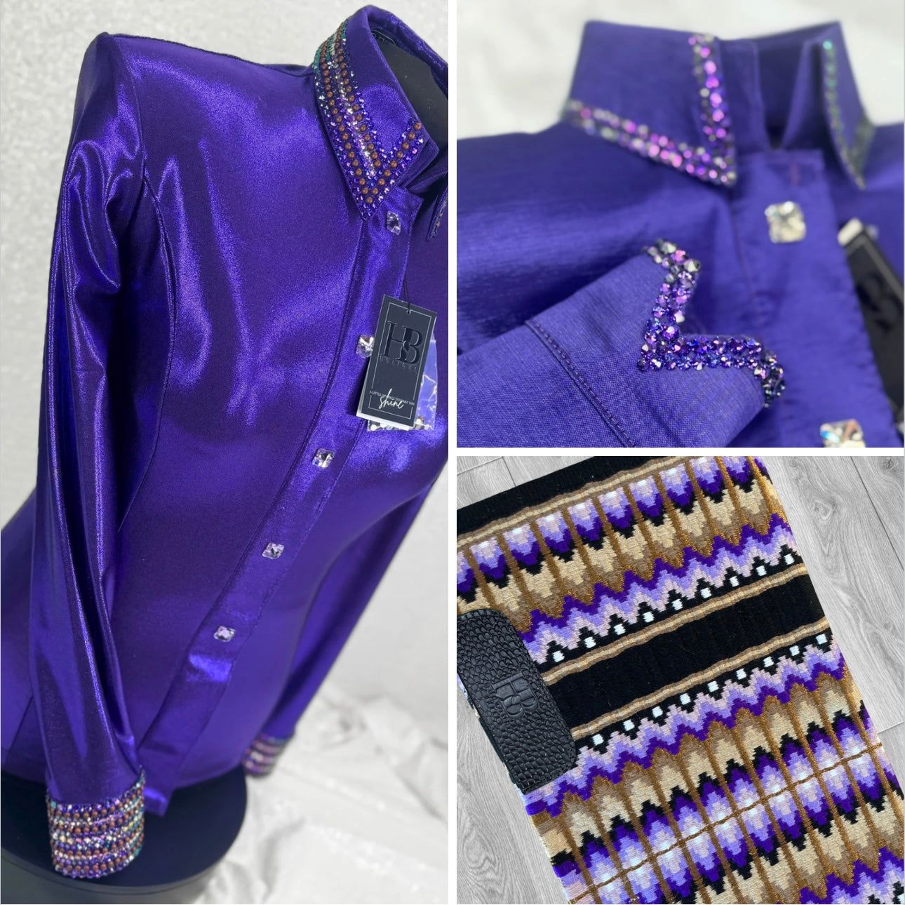 ROYAL PURPLE BUNDLE / GLITZY SIMPLY PAD