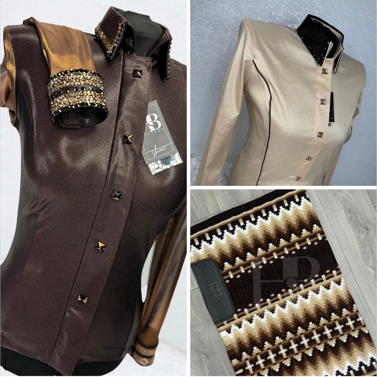 CHOCOLATE & TAN BUNDLE / GLITZY SIMPLY PAD