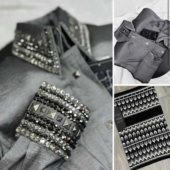 GUNMETAL GREY BUNDLE / GLITZY SIMPLY PAD