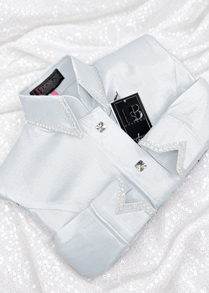 Product photo of SIMPLY White Stretch Taffeta Day Shirt 1025 Item 1025