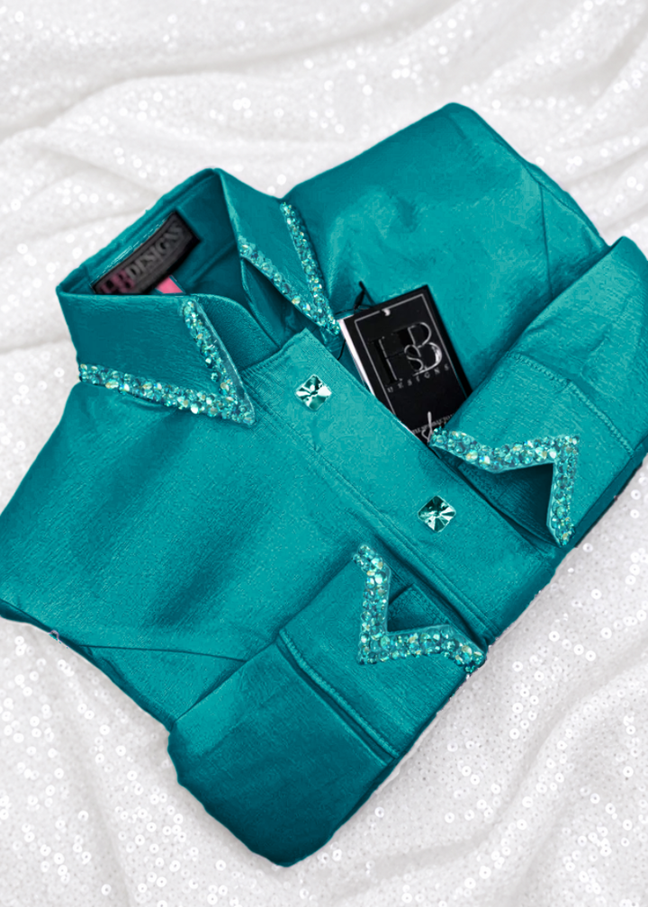 Product photo of SIMPLY Jade Stretch Taffeta Day Shirt 1509 Item 1509