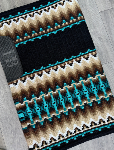 EMILY 1.0 Teal, Aqua, Tan/Camel, Chocolate Brown, White and Black Premium Pad 1157