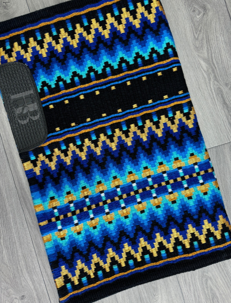 KATIE 1.0 Royal Blue, Sky Blue, Aqua, Gold, White and Black Base Premium Pad 1169