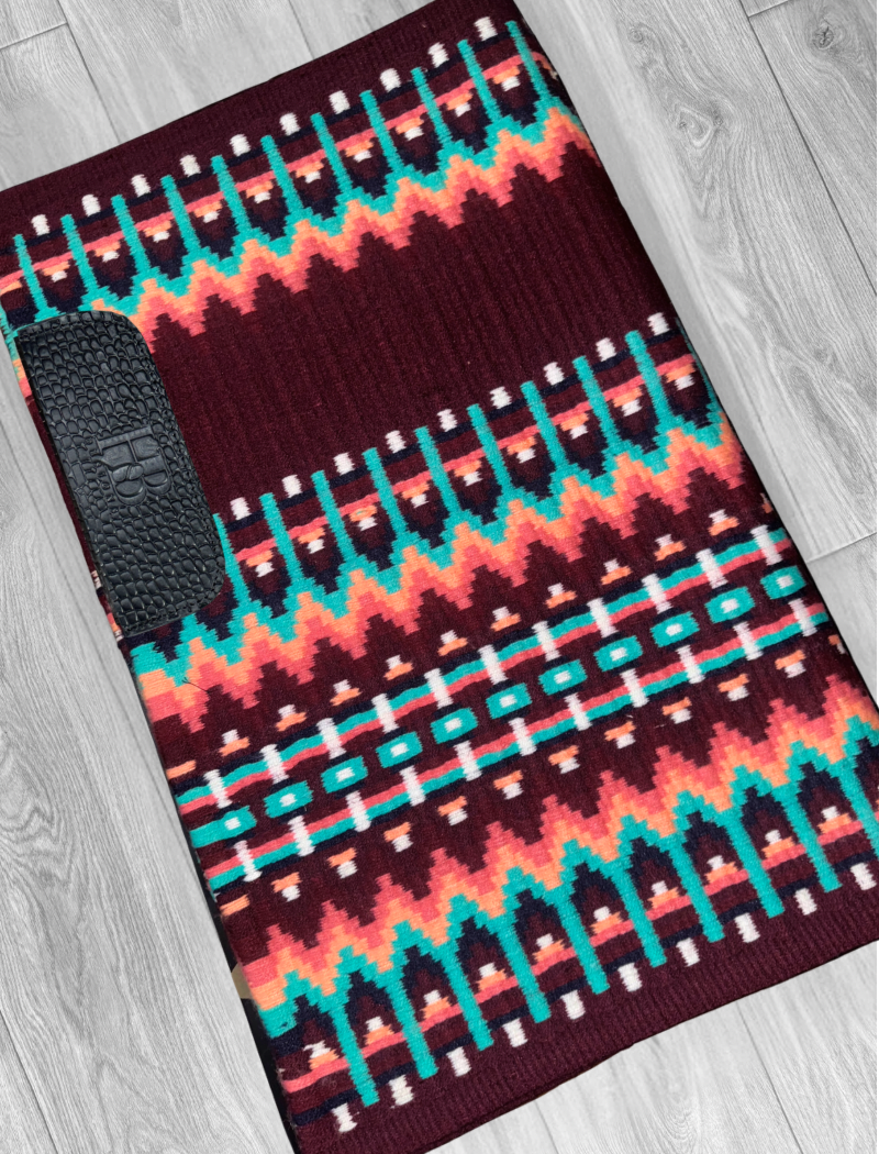 SOPHIE 1.0 Burgundy/Maroon, Seafoam, Peach, Coral and White Premium Pad 1263