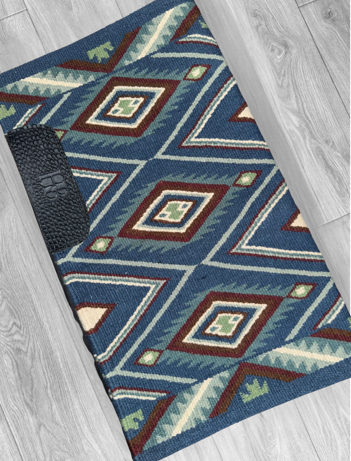 CHEYENNE 1.0 Denim, Burgundy, Chocolate Brown, Sage Green and White Premium Ranch Pad 1264