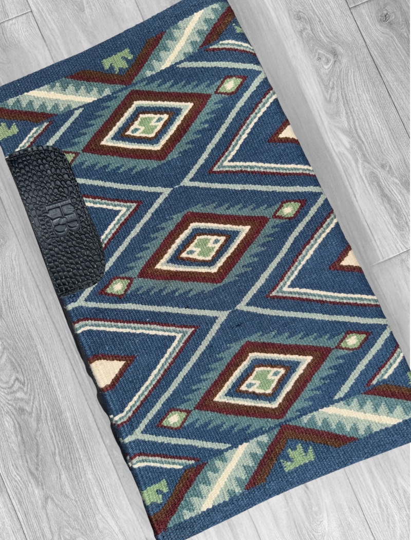 CHEYENNE 1.0 Denim, Burgundy, Chocolate Brown, Sage Green and White Premium Ranch Pad 1264