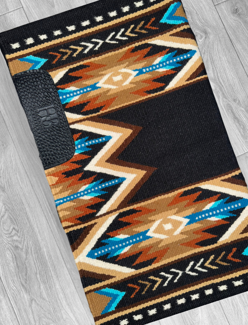 MONTANA 1.0 Black, Brown, Rust, Cream, Teal, Turquoise Blue Premium Ranch Pad 1226