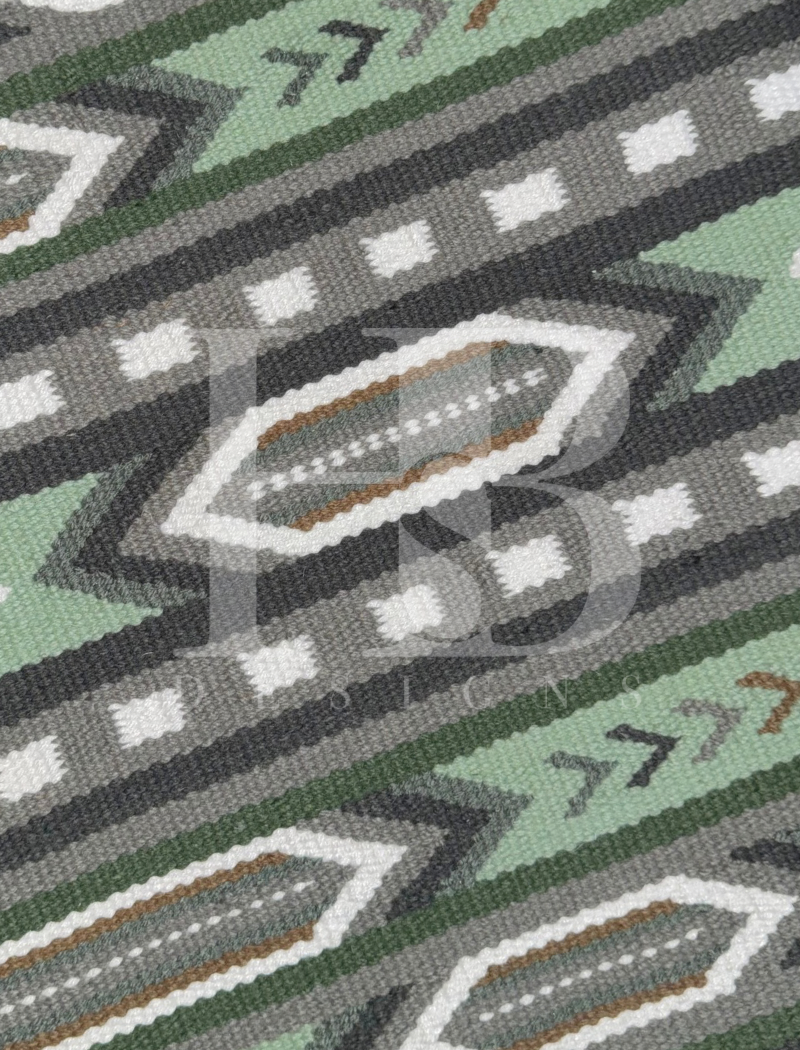 OAKLEY 1.0 Sage Green, Charcoal, Grey, Camel, and White Premium Ranch Pad 1266