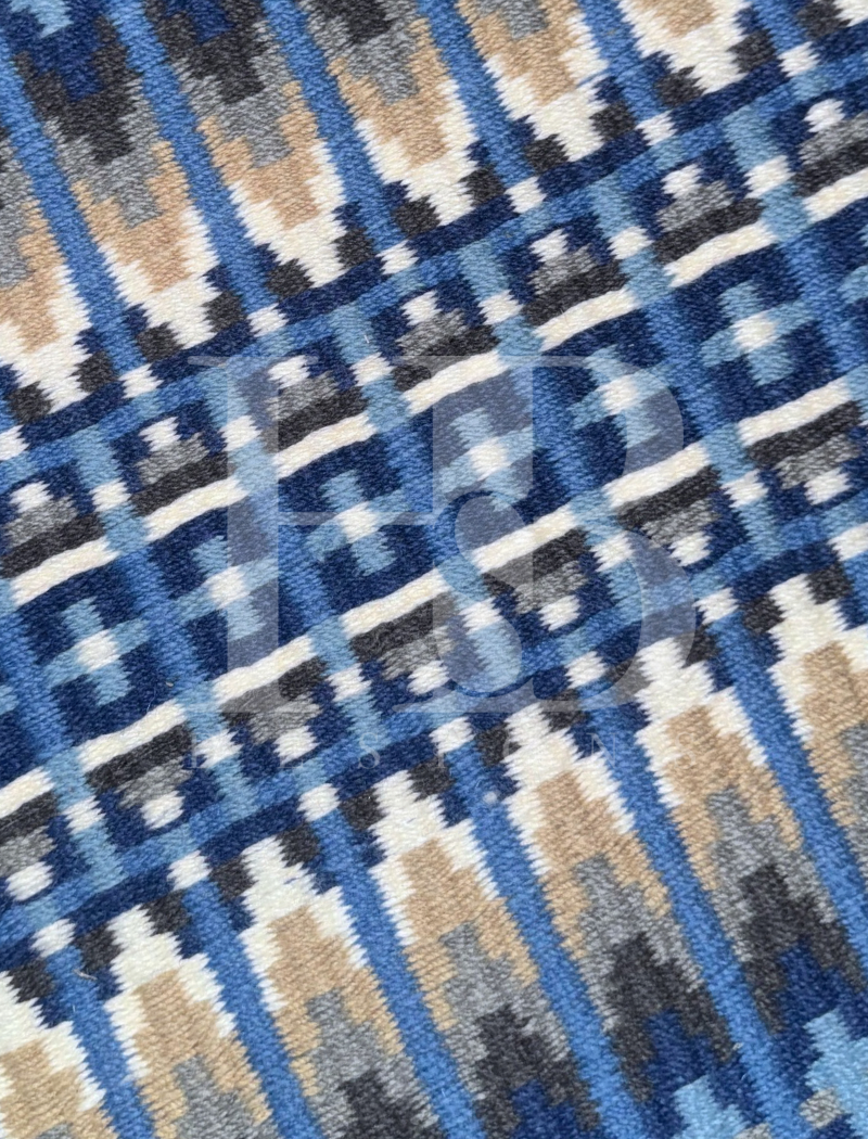 ERICA 1.0 Denim Blue, Periwinkle, Grey, Cream and White Premium Pad 1268