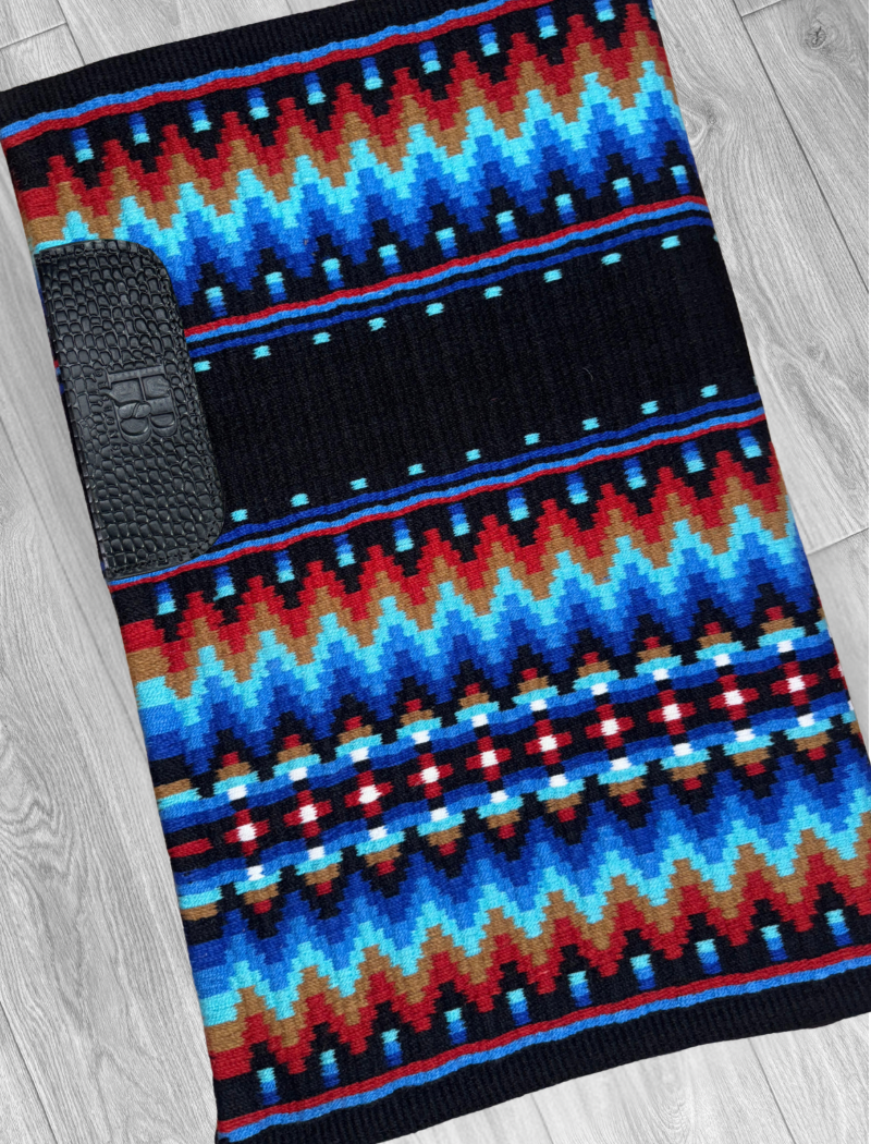 KATIE 1.0 Royal Blue, Aqua, Whiskey, Red, Black and White Premium Pad 1269