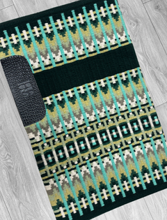 ERICA 1.0 Emerald Green, Seafoam, Mint, Sage, Grey and White Premium Pad 1273