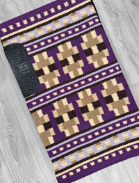 Ranch Purple Base, Icey Lavender, Lilac, Brown, Tan, Cream Premium Ranch Pad1228
