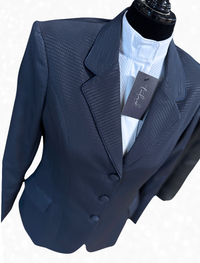 TAILORED Dimensional Navy Hunt Coat #1021