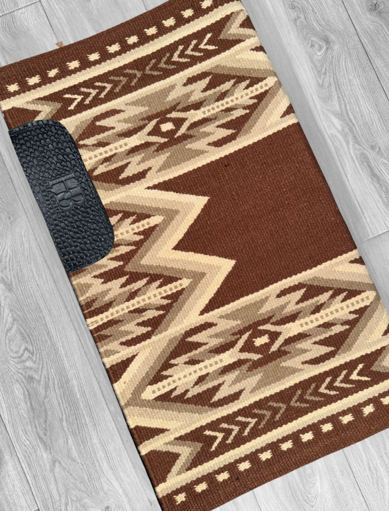 MONTANA 1.0 Brown, Cream, Tan, Camel Premium Ranch Pad 1230