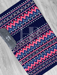 ROSALINA 1.0 Navy, Coral, Denim and White Premium Pad 1293