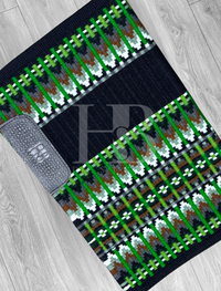 ERICA 1.0 Emerald Green, Kelly, Lime, Chestnut, Grey, Black and White Premium Pad 1294
