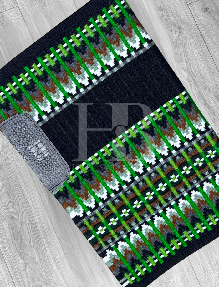 ERICA 1.0 Emerald Green, Kelly, Lime, Chestnut, Grey, Black and White Premium Pad 1294