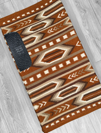 OAKLEY 1.0 Rust, Chocolate Brown, Sand, Cream, Taupe Premium Ranch Pad 1223