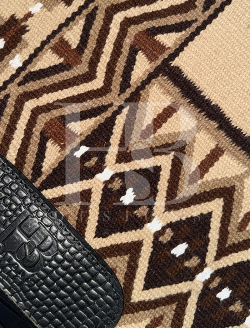 DAKOTA 1.0 Chocolate, Taupe, Medium Brown, Tan, White Premium Ranch Pad 1246