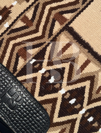 DAKOTA 1.0 Chocolate, Taupe, Medium Brown, Tan, White Premium Ranch Pad 1246