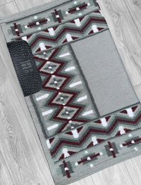 DAKOTA 1.0 Grey, Charcoal, Burgundy and White Premium Ranch Pad 1247