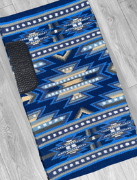 DIXIE 1.0 Navy Blue, Denim, Sky, Grey, Cream and White Premium Ranch Pad 1250