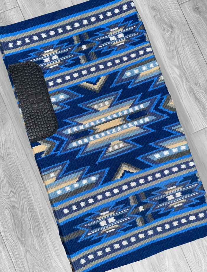 DIXIE 1.0 Navy Blue, Denim, Sky, Grey, Cream and White Premium Ranch Pad 1250