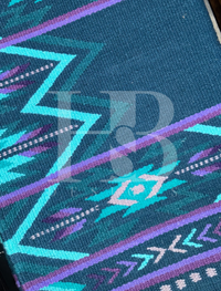 MONTANA 1.0 Teal, Lavender, Orchid, Seafoam and White Premium Ranch Pad 1253