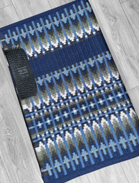 ERICA 1.0 Denim Blue, Periwinkle, Grey, and White Premium Pad 1256