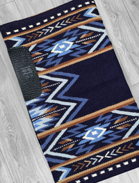 MONTANA 1.0 Navy, Chocolate Brown, Tan, Cream, Ice Blue, Blue Premium Ranch Pad 1225