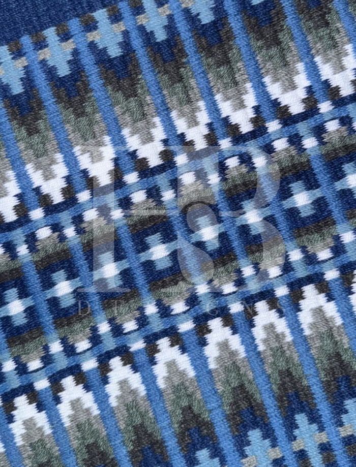 ERICA 1.0 Denim Blue, Periwinkle, Grey, and White Premium Pad 1256