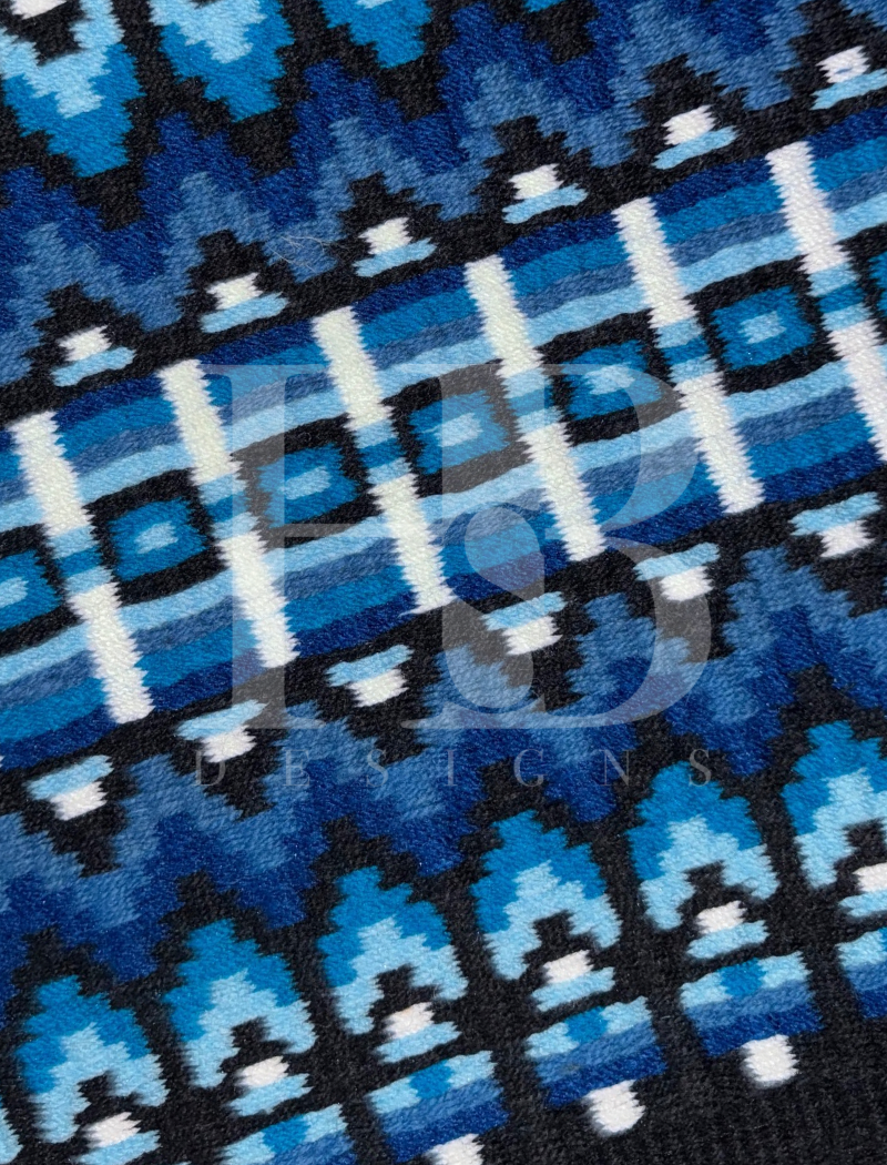 SOPHIE 1.0 Blue, Turquoise, Sky Blue, Black and White Premium Pad 1257